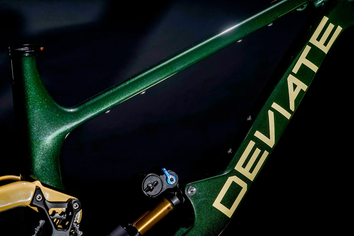 Deviate Cycles Claymore Medium Non-UDH Frame Only - Green Sand