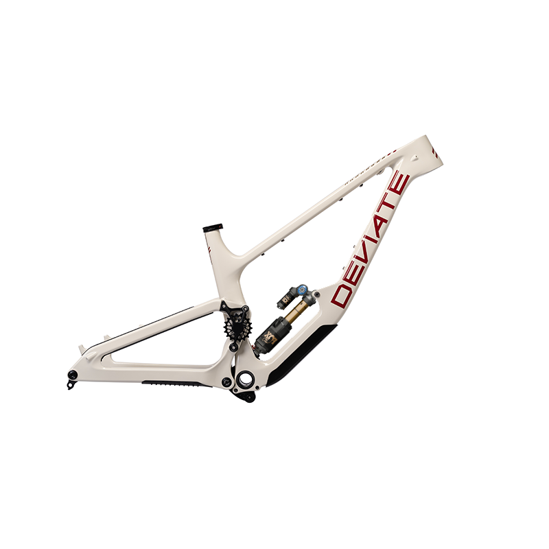 Deviate Cycles 2026 Claymore Frame + 2026 Fox Float X2 Factory Rear Shock